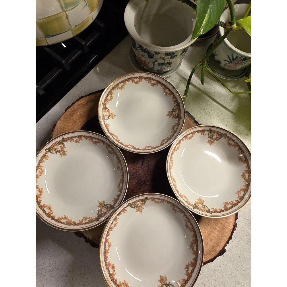 Antique Haviland Limoges Schleiger 290 Pattern Dessert Bowls 5